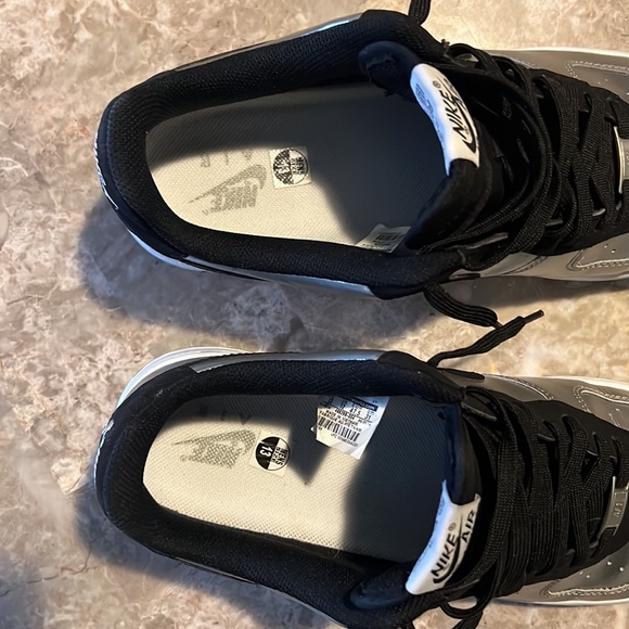 Nike Air Force 1 Metallic Silver sneakers men’s sz13 - Picture 5 of 10